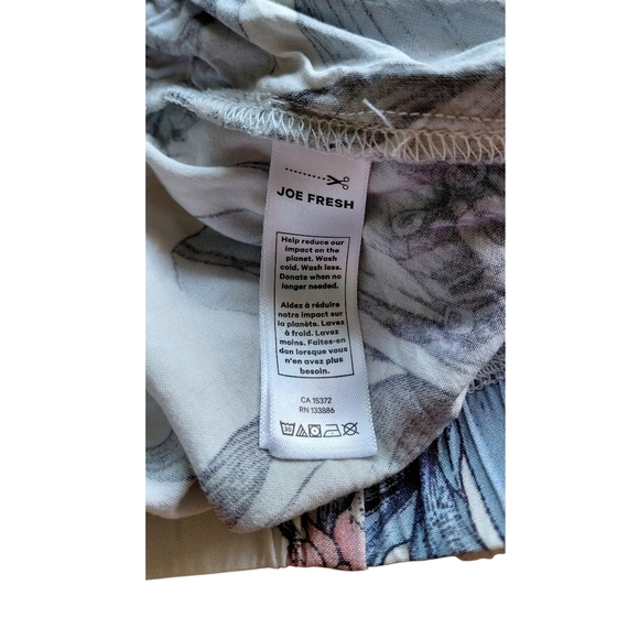 Joe Fresh Floral Pajama Set - Pink and Blue - Picture 3 of 5